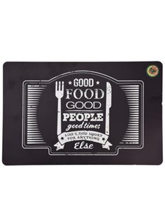 Σουπλά φαγητού Good food από πολυπροπυλένιο 42x29εκ.