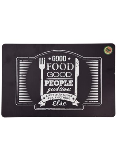 Σουπλά φαγητού Good food από πολυπροπυλένιο 42x29εκ.