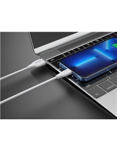 CELEBRAT καλώδιο USB-C σε USB CB-31A, 15W, 480Mbps, 1m, λευκό