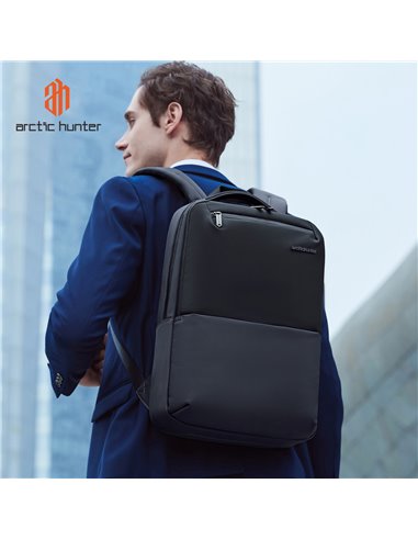 ARCTIC HUNTER τσάντα πλάτης B00681 με θήκη laptop 15.6", 11L, γκρι