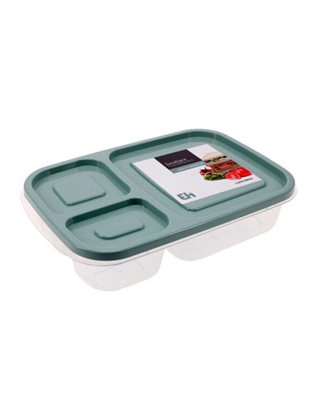 Φαγητοδοχείο PP πράσινο Υ5,1x24x15,5εκ.