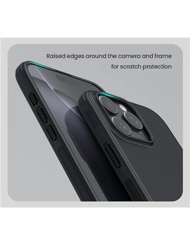 NILLKIN θήκη Super Frosted Shield Pro για iPhone 16 Pro, γκρι