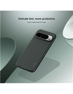 NILLKIN θήκη Super Frosted Shield Pro για Google Pixel 9/9 Pro, μαύρη