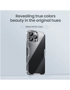 NILLKIN θήκη Nature TPU Pro για iPhone 16 Pro, διάφανη-μπλε