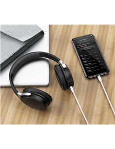 POWERTECH καλώδιο USB-C σε 3.5mm CAB-UC089, 1m, λευκό