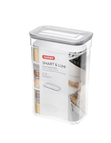 Cyclops δοχείο ξηράς τροφής 2100ml. Υ22x15x9.5εκ.