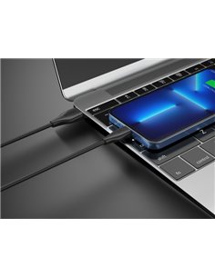 CELEBRAT καλώδιο micro USB σε USB CB-31, 15W, 480Mbps, 1m, μαύρο