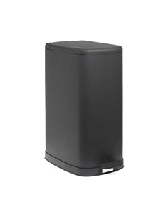 Κάδος απορριμάτων με πεντάλ secret 30lt ανθρακί soft close Υ54,9x27,5x42,5εκ.