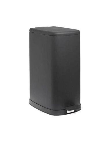 Κάδος απορριμάτων με πεντάλ secret 30lt ανθρακί soft close Υ54,9x27,5x42,5εκ.