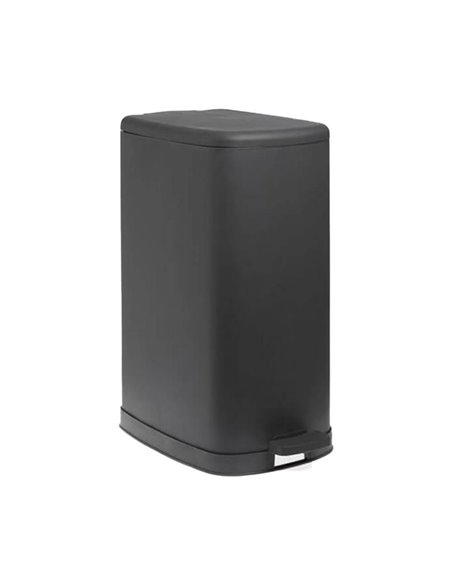 Κάδος απορριμάτων με πεντάλ secret 30lt ανθρακί soft close Υ54,9x27,5x42,5εκ.