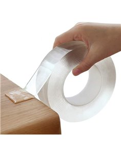 Κολλητική ταινία διπλής όψεως AG714A, 28mm, 3m, αδιάβροχη, διάφανη