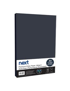 Χαρτόνι φωτοαντιγραφικό μαύρο Α4,160γρ,100φ.