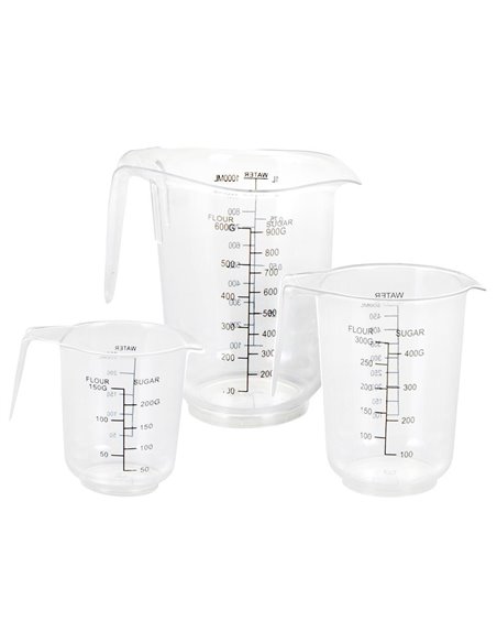 Σετ δοσομετρητή από πλαστικό 3 τεμάχια