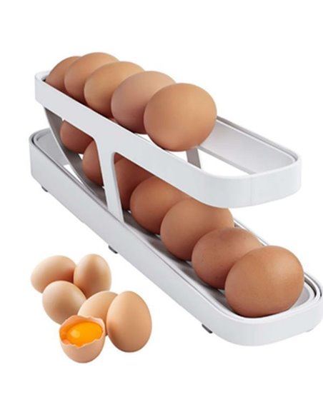 Παλέτα αυγοθήκη, first in-first out, για 12-14 αυγά, Y10,5x35,8x8,6εκ.