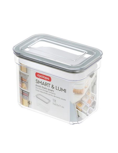 Cyclops δοχείο ξηράς τροφής 1000ml. Υ11x15x9.5εκ.