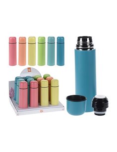 Θερμός - μπουκάλι ανοιξείδωτο 500ml κοκτέηλ 6 χρώματα