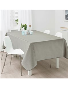 Τραπεζομάντηλο αλέκιαστο γκρι 100% polyester 150x180εκ.