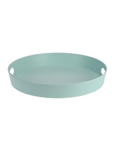 Δίσκος σερβιρίσματός από bamboo Ø30xY4εκ. βεραμάν