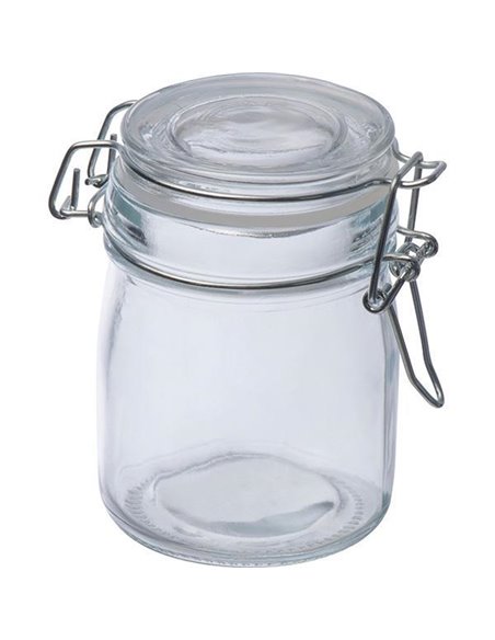 Δοχείο γυάλινο με αεροστεγές κλείσιμο 150 ml. Υ9,2xØ5,7εκ.