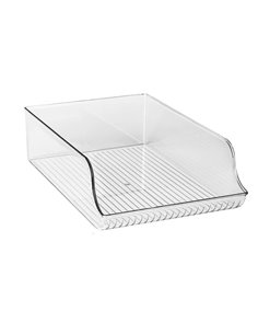 Δοχείο οργάνωσης ψυγείου διάφανο Υ9,5x35x22,5εκ.