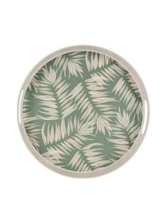 Δίσκος σερβιρίσματός από bamboo Ø30xY4εκ. πράσινος