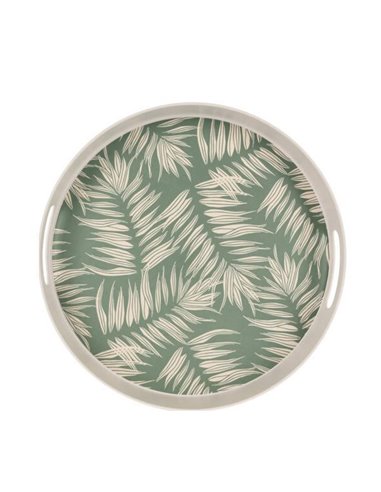 Δίσκος σερβιρίσματός από bamboo Ø30xY4εκ. πράσινος