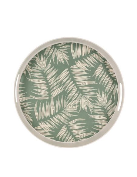 Δίσκος σερβιρίσματός από bamboo Ø30xY4εκ. πράσινος