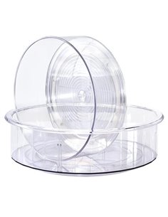 Δίσκος οργάνωσης περιστροφικός διάφανος 24x23xY8,7xεκ.