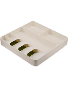 Θήκη για μαχαιροπίρουνα, λευκή, 40x38,5x5εκ.