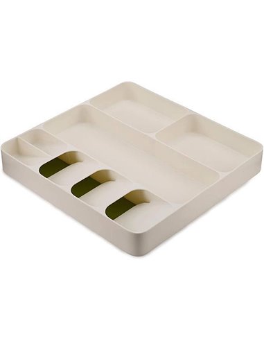 Θήκη για μαχαιροπίρουνα, λευκή, 40x38,5x5εκ.