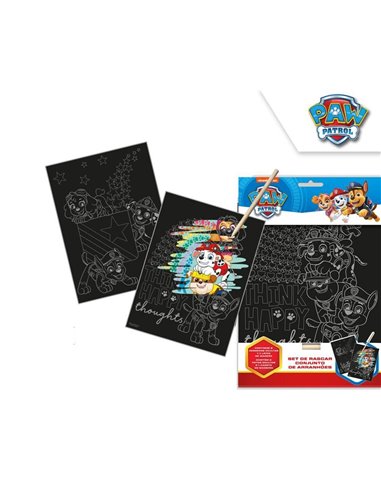 Σετ scratch art Paw Patrol Y28χ20εκ.