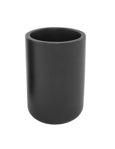 Θήκη για οδοντόβουρτσα μαύρο 10,9xØ9,8εκ.