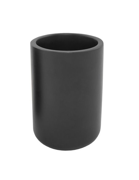 Θήκη για οδοντόβουρτσα μαύρο 10,9xØ9,8εκ.