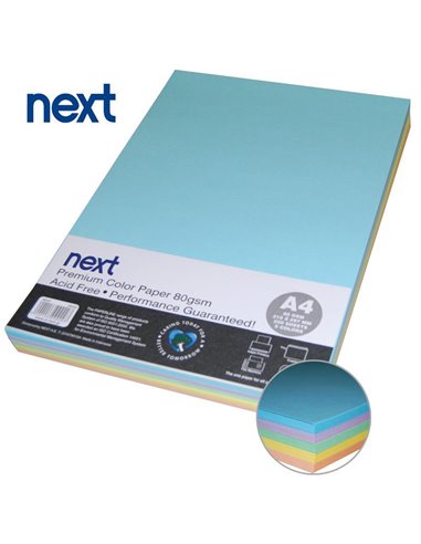 Χαρτί φωτοτυπικό Α4 5 χρώματα 250 φύλλα 80γρ.