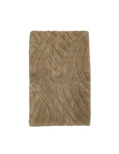 Πατάκι μπάνιου "Sheila" μπεζ 100% βαμβάκι 50x80εκ.