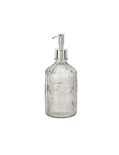 Dispenser υγρού σαπουνιού γκρι 450ml Ø8,3xY21εκ