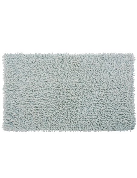 Χαλάκι μπάνιου Shaggy IΙ γαλάζιο 45x75εκ.