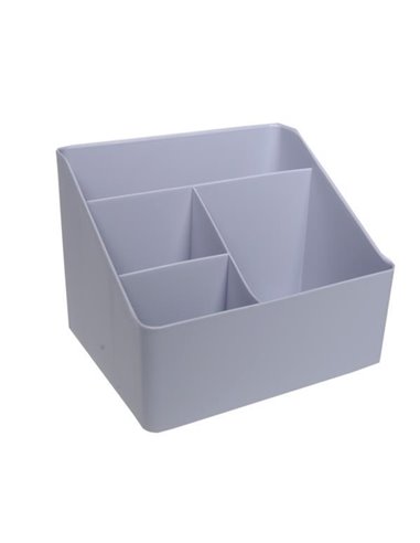 Organizer για καλλυντικά ή μολυβοθήκη, γκρι, 18x13,5x15 εκ.
