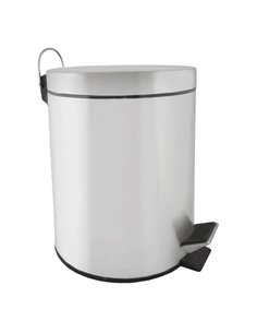 Κάδος απορριμμάτων inox 3l με πεντάλ Y30x11,5x15εκ.