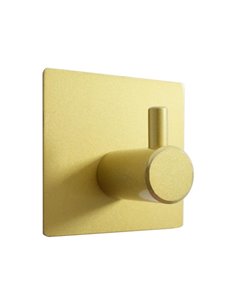 Αυτοκόλλητο άγκιστρο Υ3x4,5x4,5εκ. χρυσό