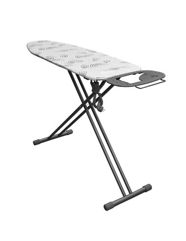 Σιδερώστρα ατμού μεταλλική γκρι 120x38εκ.