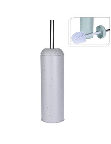 Πιγκάλ μπάνιου μεταλλικό εκρού  Ø9,3xY40εκ.