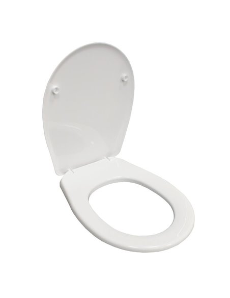 Κάλυμμα λεκάνης άσπρο πλαστικό Υ0,66x45,7x36,2εκ. λευκό