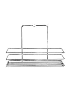 Ράφι μπάνιου Nextdeco επιχρωμιωμένο ατσάλι Υ16x8x23εκ