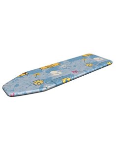 Κάλυμμα σιδερώστρας με αφρώδη επένδυση 127x47εκ.