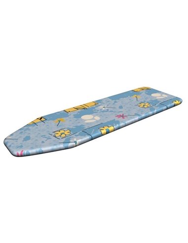 Κάλυμμα σιδερώστρας με αφρώδη επένδυση 127x47εκ.