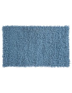 Χαλάκι μπάνιου Shaggy I  μπλε 45x75εκ.