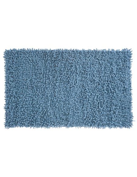 Χαλάκι μπάνιου Shaggy I  μπλε 45x75εκ.