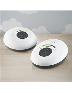 Full Eco DECT Ασύρματη ενδοεπικοινωνία (baby monitor) με δυνατότητα αμφίδρομης επικοινωνίας, σε λευκό / ανθρακί χρώμα. 2