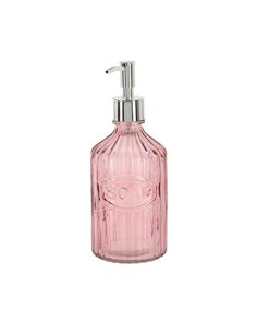 Dispenser υγρού σαπουνιού σκούρο ροζ 450ml Ø8,3xY21εκ.